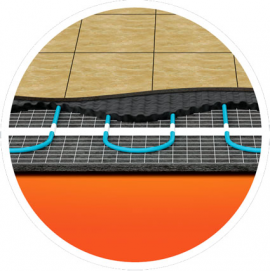 Мат под плитку "Теплый пол №1" 0,5 м2